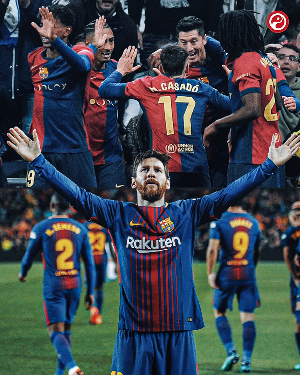 Squawka's tweet photo. The longest unbeaten runs in LaLiga history:

◉ 43 games - Barcelona (2017-2018)
◎ 42 games - Real Madrid (2023-2024)

Real Madrid came into El Clasico one game away from equalling Barcelona's 43 match unbeaten record in LaLiga from 2017-2018. 

So Barcelona beat them 4-0 on their own ground to end Los Blancos streak and keep their record intact. 

What a second half performance.👏 

#ElClasico