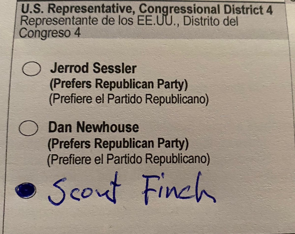 4U_DonaldJTrump's tweet photo. Hey @RepNewhouse, what does a reasonable voter do when breathtakingly odious candidate Jerrold Sessler is on the ballot and #SpinelessInSunnyside crypto-fascist #DoNothingDan is the only other candidate?

In a perfect world you would both lose. https://t.co/JckKuoIUMo