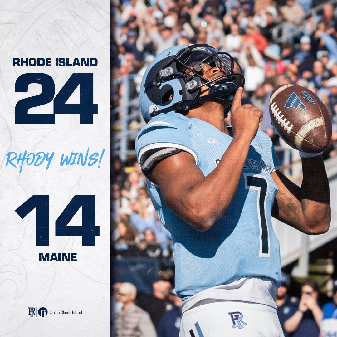 don’t you just love a homecoming win 🥰🐏

<a href="/RhodyFootball/">Rhody Football</a> #GoRhody