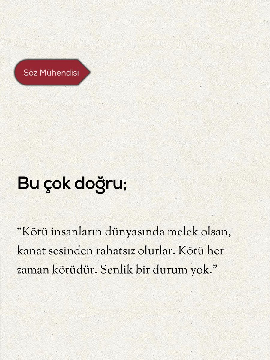 sozmuhendisi's tweet photo. Mükemmel bir söz. https://t.co/7bZgrzcGAv
