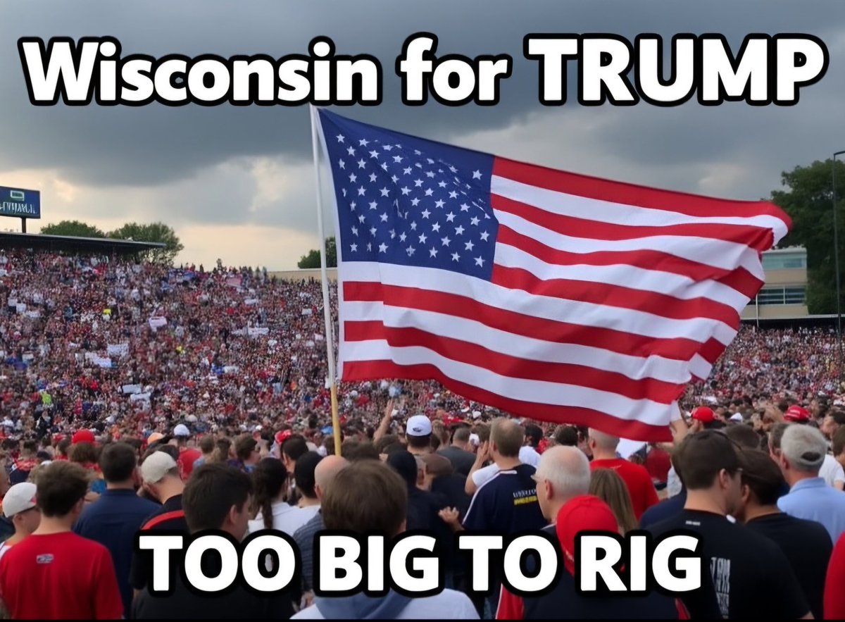 Fight4URrights2's tweet photo. Excited for the Trump rally in Wisconsin next week! Would be epic if @elonmusk were going too! 🇺🇸 #WisconsinforTrump https://t.co/1san3bXWNi