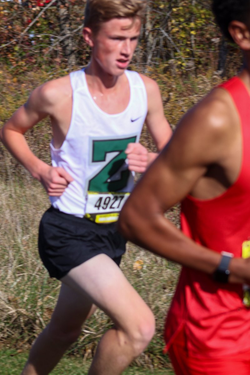 At today's Brownsburg regional, Andrew Schonlau places 74th with a time of 16:50.0.