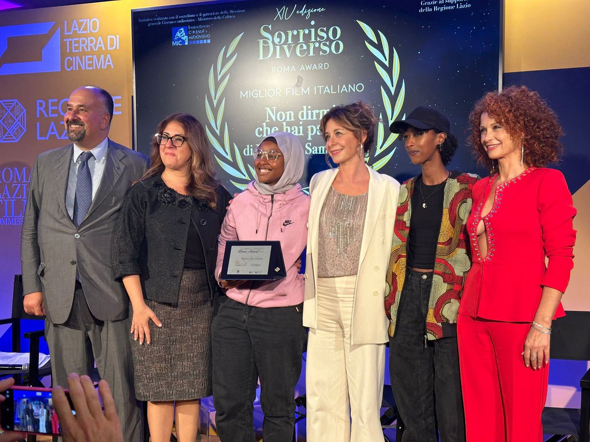 “Non dirmi che hai paura” vince il premio al Miglior film italiano per le opere cinematografiche con tematiche sociali “Sorriso Diverso Roma Award” alla <a href="/romacinemafest/">Rome Film Fest</a> 🙏
