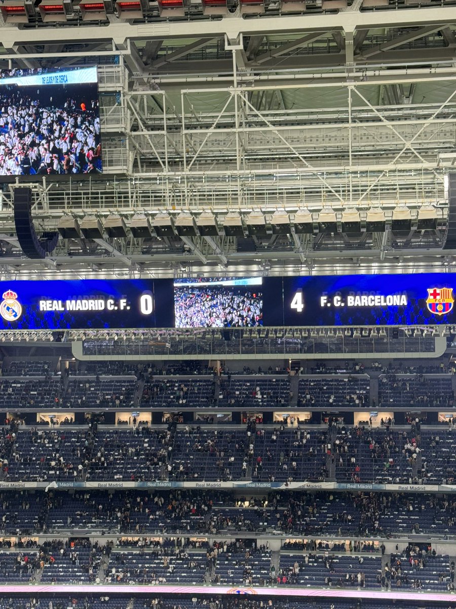 Madre mía como luce el nuevo Santiago bernabeu