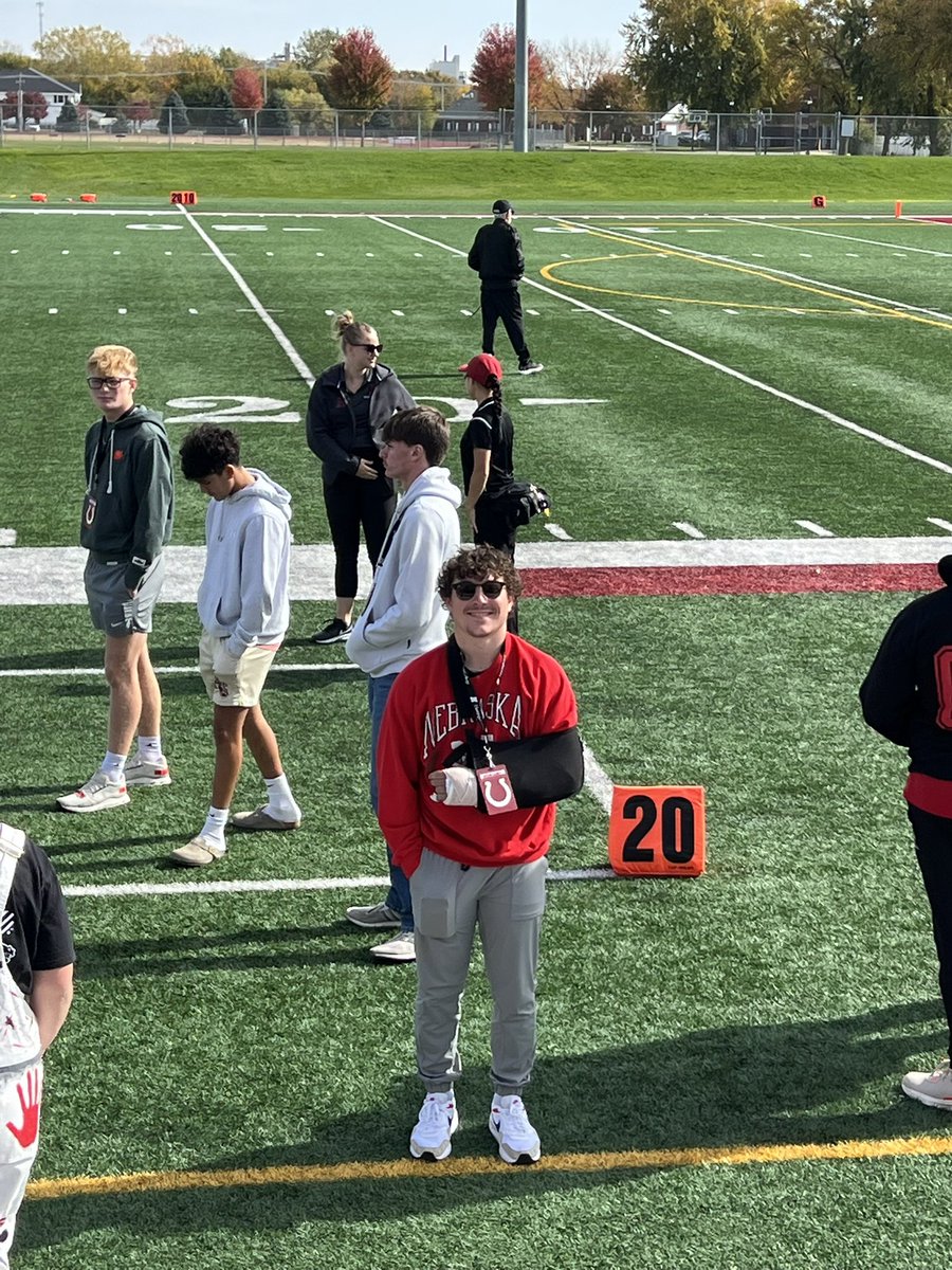 keegan_chaney's tweet photo. Had a great visit at @HCBroncoFB ! Thanks for the invite @coach_ksuttles !! https://t.co/iTjdRrak6s