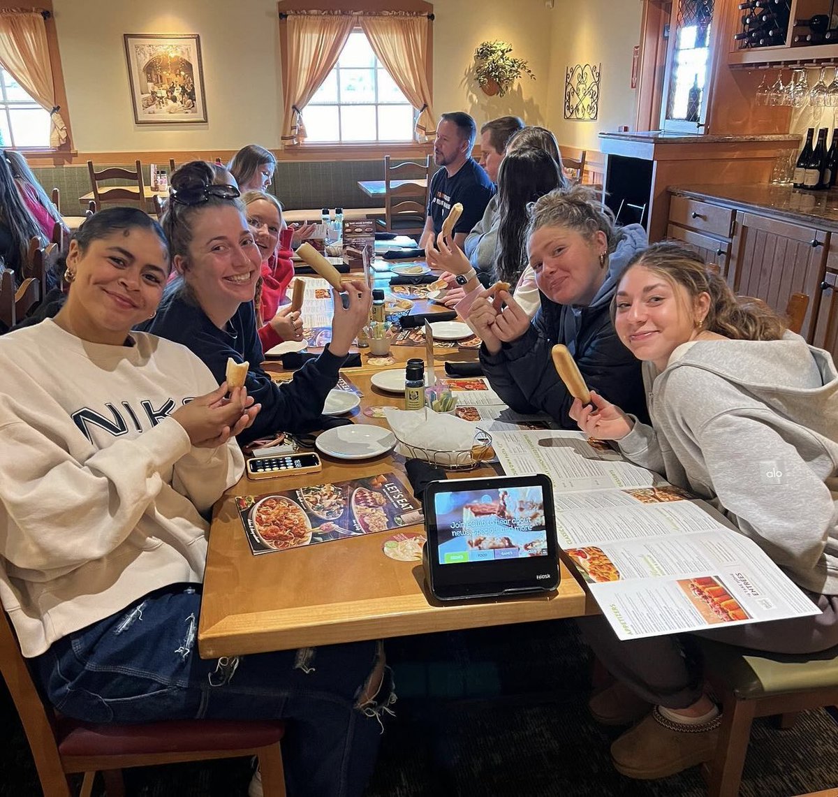 MSUBeaversWBB's tweet photo. Can you guess where we had lunch today? ๐ Solid Saturday practice & a great team meal to top it off. โค๏ธ๐ฆซ
#BuildTheDam #WBB #CarbLoad ๐ https://t.co/OQIZAgM3bA
