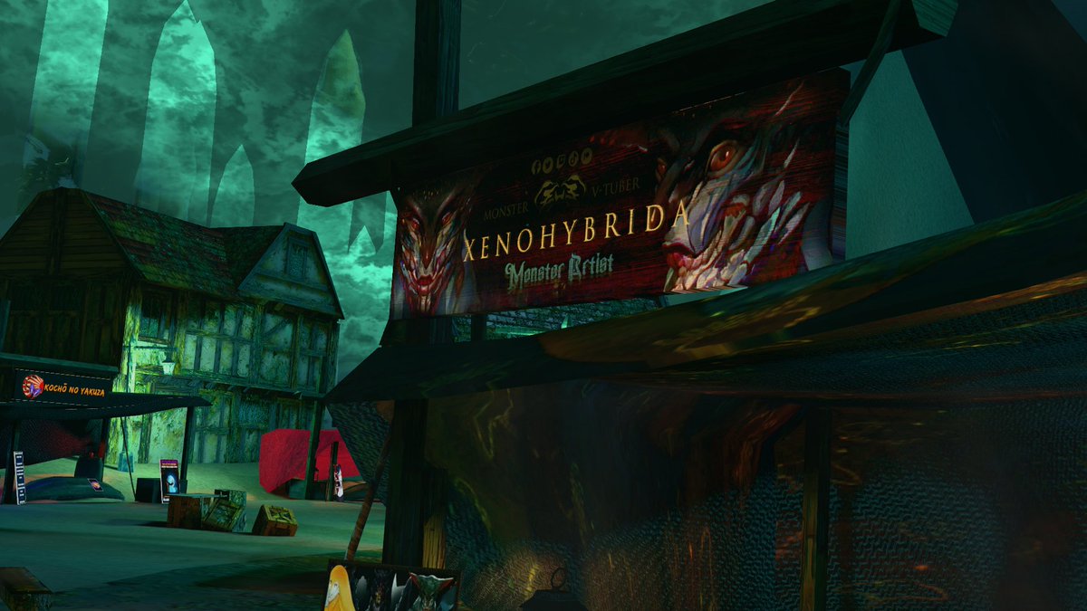 XenoHybridaArt's tweet photo. ~ My booth at the @horror_vr  be sure to visit it and check there events! #vrbooth #vrchat https://t.co/p2CsMcSfZU