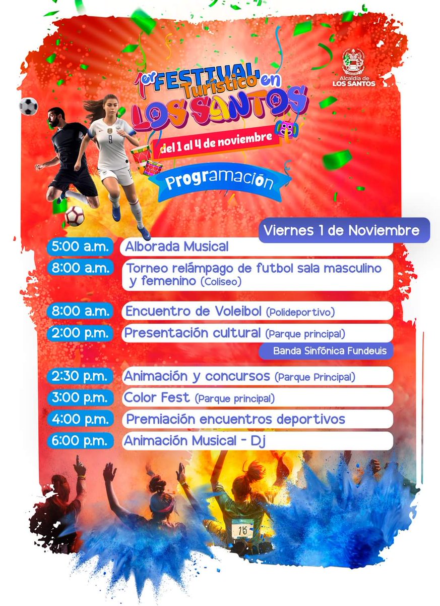 Grillotropovsky's tweet photo. Están todos cordialmente invitados al Festival de Turismo de Los Santos https://t.co/VX272uCfLJ