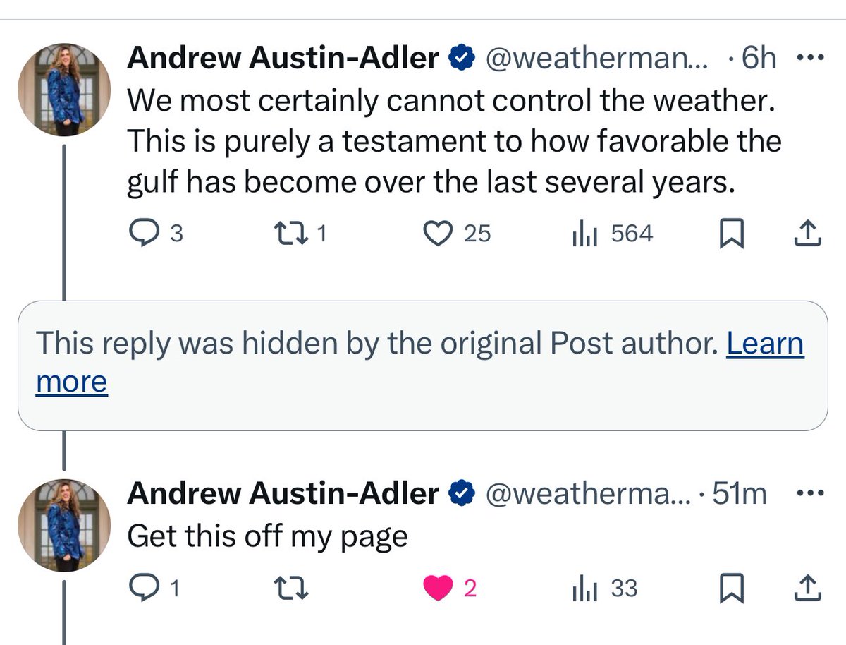 MizdInformation's tweet photo. His grift is in overdrive on all the weather accounts. He just can’t help himself.
#coward #weatherdebate #chickenedout https://t.co/c5YvtHiqIu
