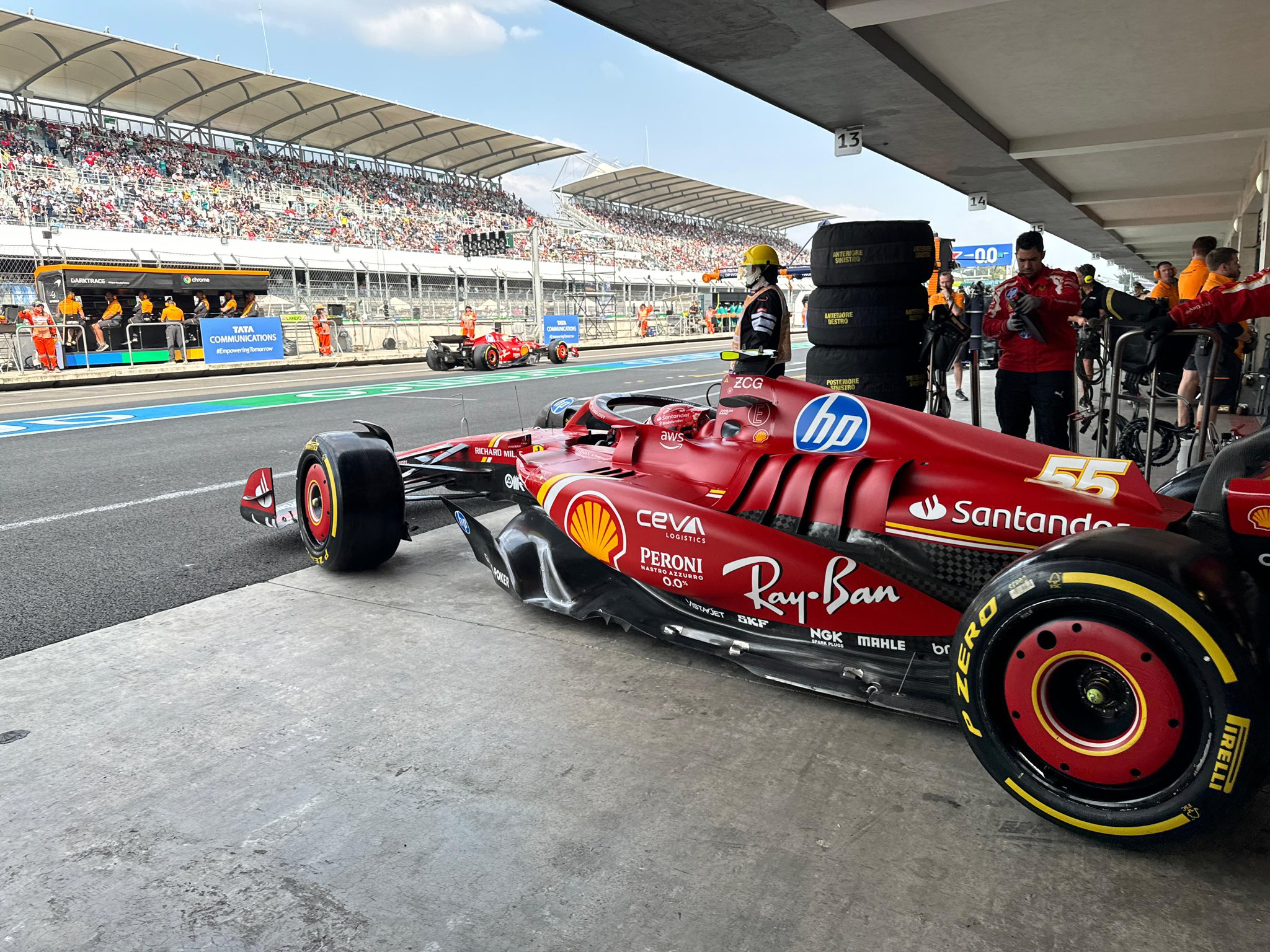 Ferrari SF24 in Mexico City FP3