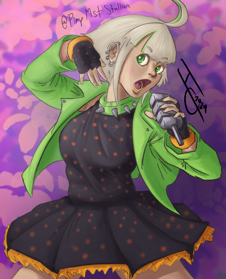 GeneralAisaku's tweet photo. Had the idea to draw @PimpMstStallion's Incanta in Elphelt's outfit
Why? idk made sense to me lol https://t.co/J6ZeKqCuHC