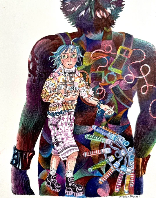 Dark rainbow blood test 
