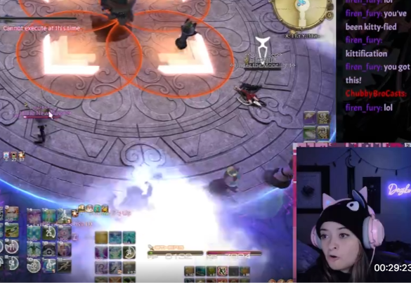 science_desi's tweet photo. My panicky first time through ~The Strayborough Deadwalk as WHM :3 here---->
https://t.co/k8IeyR4Cpe 
#ffxiv #whm #dungeon #mmorpg #girlgamer #womangamer #finalfantasy #fantasy https://t.co/CX4WqSfhe9