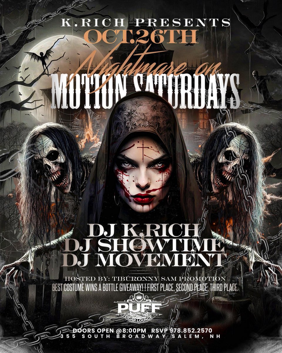 Tonight Saturday Night Costume Party Puff Lounge Salem,Nh📍🎉💨