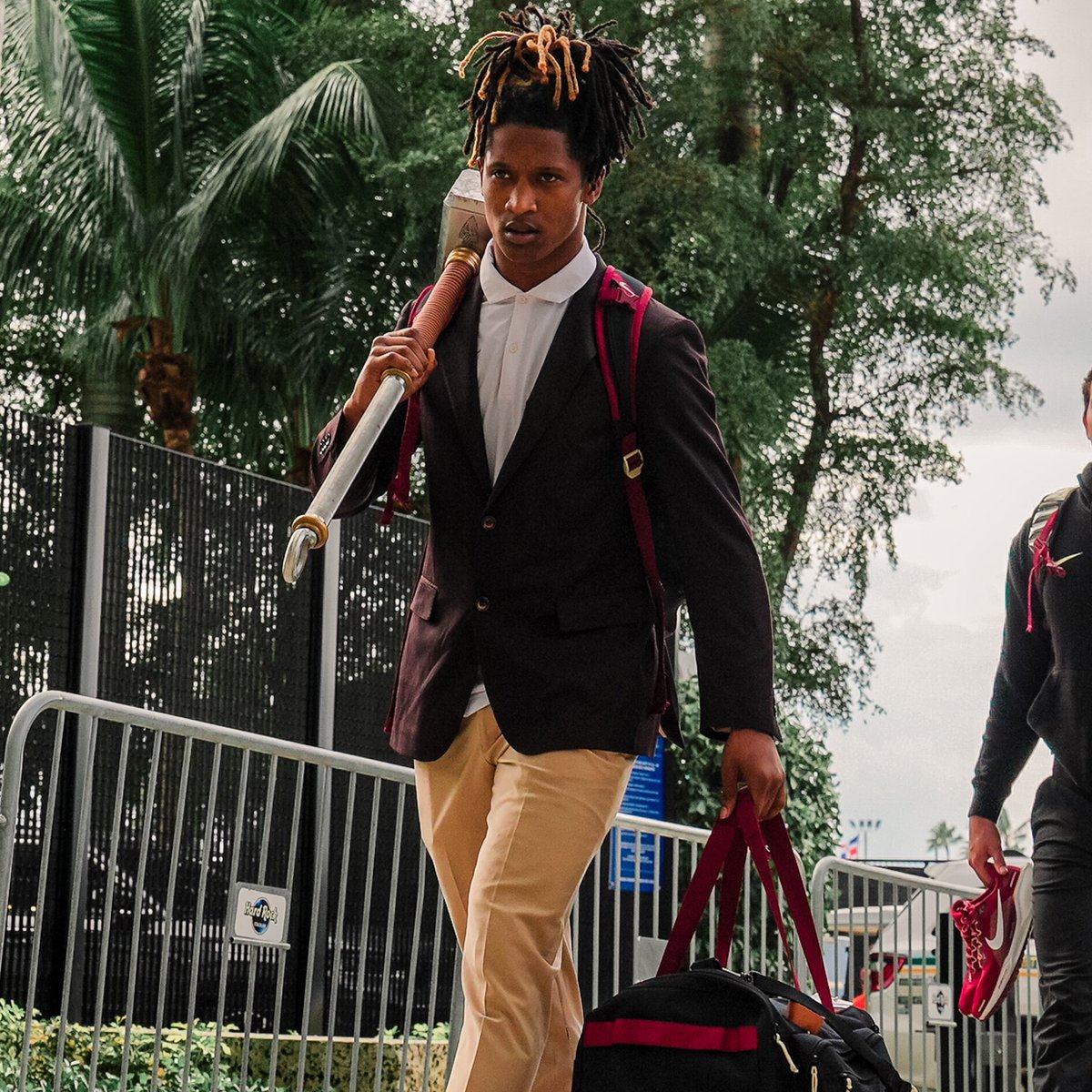 FSUFootball's tweet photo. 📍 Hard Rock

#NoleFamily | #KeepCLIMBing https://t.co/b2GybYEdsd