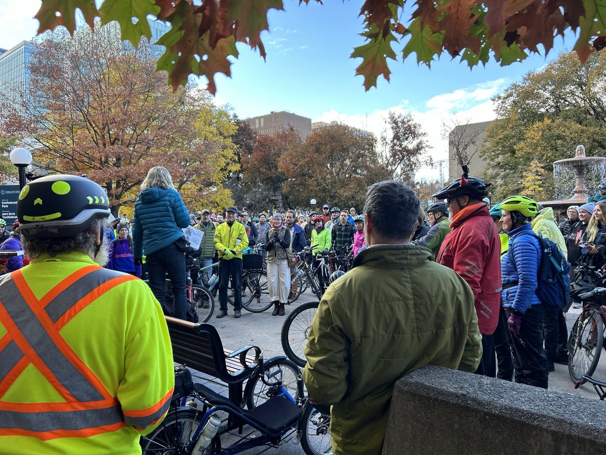 JoelDHardenNDP's tweet photo. Huge rally and ride for safe streets in #Ottawa. https://t.co/7EkCMTm0mL