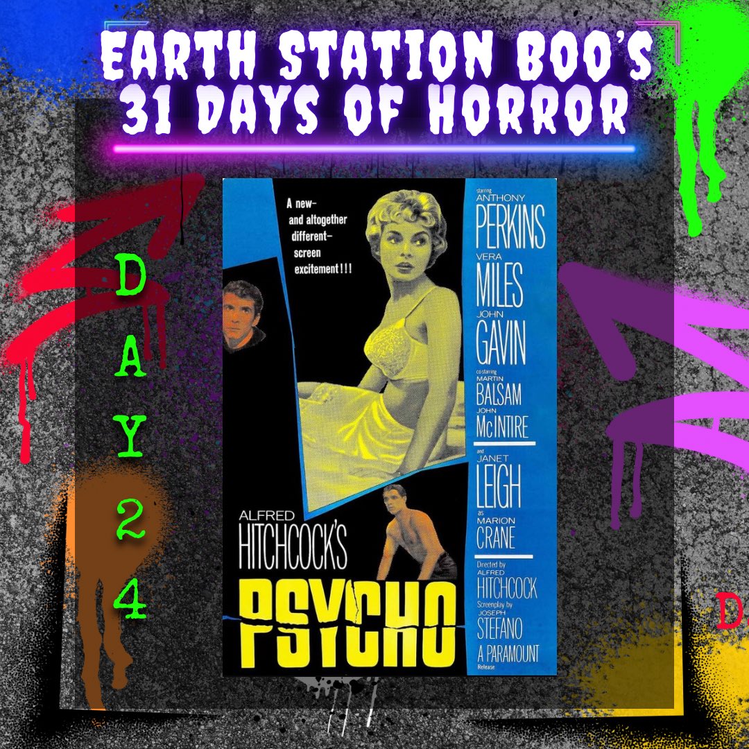 earthstationboo's tweet photo. Day 24 of 31 Days of Horrorโฆ Psycho
Alfred Hitchcockโs film gives so much to the Horror genre, despite the lack of faith from Paramount Pictures. From Iconic shots to great story telling.
#LetsGetSpooky #31DaysOfHorror #horrorpodcast #31daysofhalloween #horror #Psycho https://t.co/IIJjzxPe90