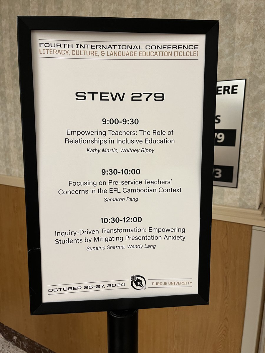 DrSunainaSharma's tweet image. Just presented with @TeachAskWhy at #ICLCLE ✨

Our session equipped educators with practical strategies to tackle presentation anxiety-helping them foster inclusive classrooms while developing new skills to grow as educators. 🧠

#InquiryBasedLearning #TeacherGrowth #InclusiveEd