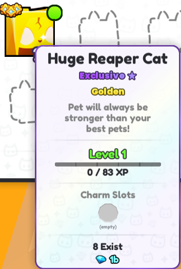 Got the New Huge Reaper Cat  #PetSimulator99