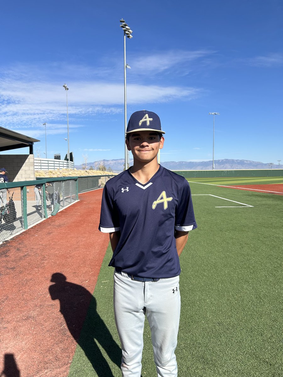 F: <a href="/AbqBaseballAcad/">Albuquerque Baseball Academy</a> 2028 White 4, 505 Bombers 0
PoG: <a href="/DanielJett88299/">Jett Daniel</a> 3-3, 2 RBI, SB