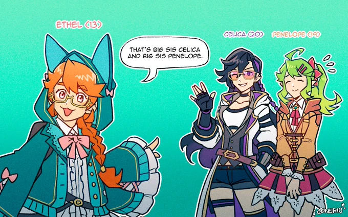 [OC] Let Ethel introduce you to the crew of the DAY★BREAKERS! 