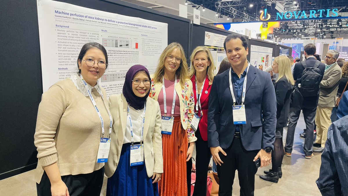 Sheda Edding (@shedaedding) on Twitter photo Thankful to Dr <a href="/Dan_Batlle/">Daniel Batlle</a> for giving me the opportunity to present a poster on machine perfusion of mice kidney with bioengineered ACE2 solution!
Feeling kilig to have <a href="/NU_Nephrology/">Northwestern Kidney</a> family dropping by for support - especially Dr <a href="/SusanQuaggin/">Susan Quaggin</a> 💜💜💜
#KidneyWk Thankful to Dr <a href="/Dan_Batlle/">Daniel Batlle</a> for giving me the opportunity to present a poster on machine perfusion of mice kidney with bioengineered ACE2 solution!
Feeling kilig to have <a href="/NU_Nephrology/">Northwestern Kidney</a> family dropping by for support - especially Dr <a href="/SusanQuaggin/">Susan Quaggin</a> 💜💜💜
#KidneyWk