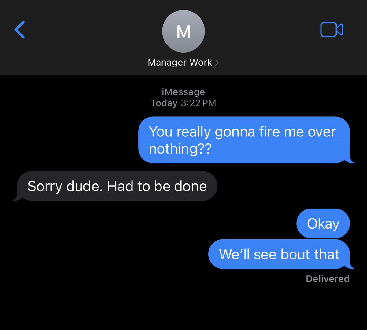 My manager fired me, so I fucked his mom😅😁 https://t.co/opp5avyjlW