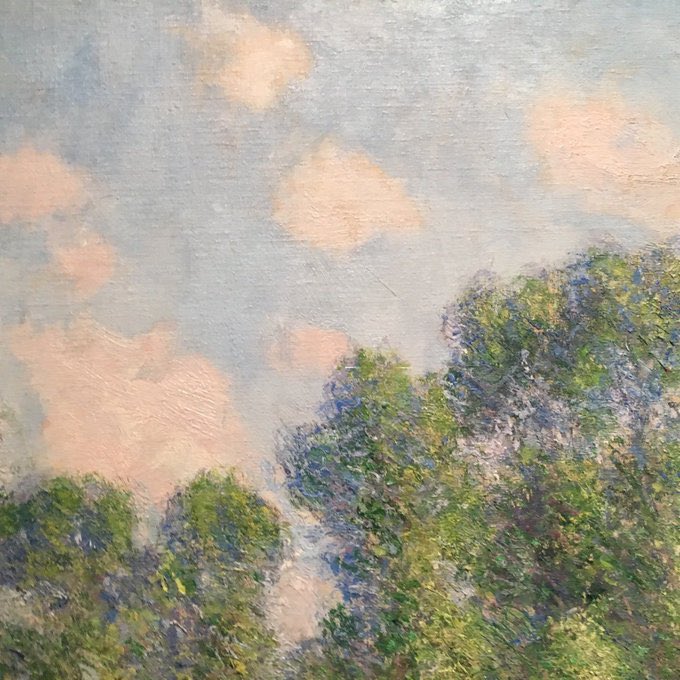 allontanarsio's tweet photo. Claude Monet's painting details https://t.co/HN50PHrf27
