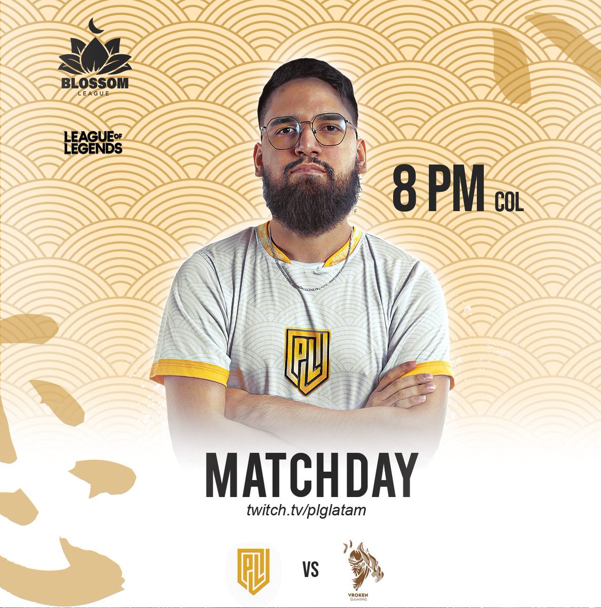 Hoy debutamos en la <a href="/BlossomLeague/">Blossom League</a> 

🆚️ <a href="/Arawakesports/">Arawak Esports</a> 
⏰️8 PM COL
📺 twitch.tv/plglatam