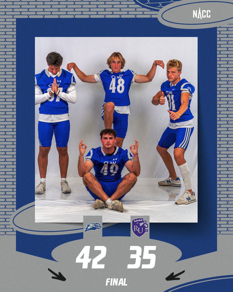 HOW BOUT THEM FALCONS!! #CUWFalcons #d3fb