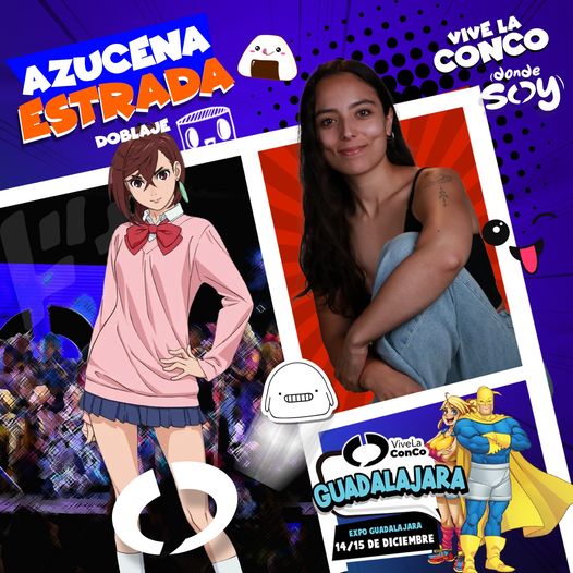vivelaconco's tweet photo. Dandadan ♫ dandadan ♪ dandadan ♬ dandadan ♩ dandadan♫
¡Es tiempo de conocer a Azucena Estrada en la ConCo Guadalajara!
¡Ya inició la venta de boletos! Asegura el tuyo, la preventa es más económica.
#ViveLaConCo #DondeSoy https://t.co/7caXGd9Ubv