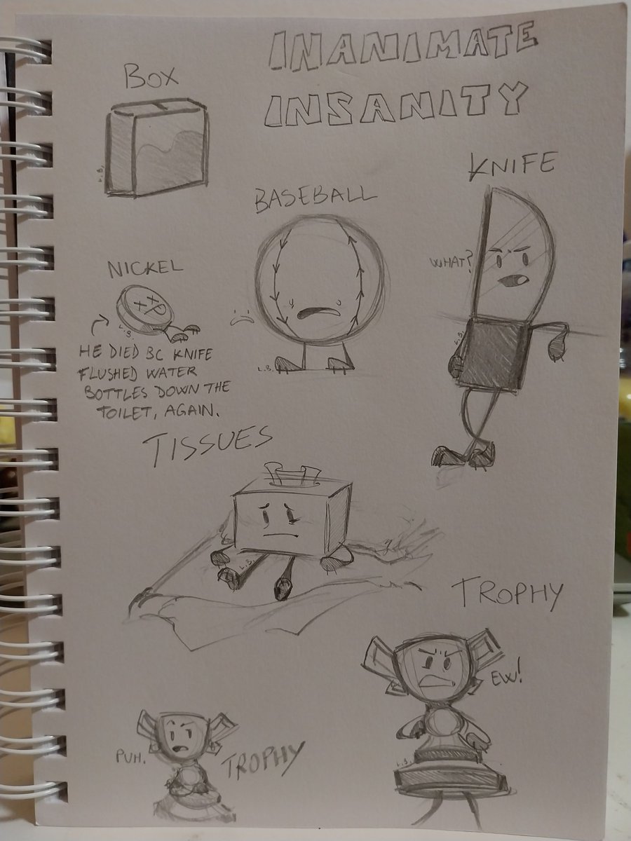Star_Glitch0123's tweet photo. I'mma read a Trife fic, again.

•
#inanimateinsanity #ii #iiTrophy #Trophyii #iiKnife #Knifeii #iiBaseball #Baseballii #iiNickel #Nickelii #iiTissues #Tissuesii #iiBox #Boxii #osc #art #fanart #doodles https://t.co/4y2jrUFaMU