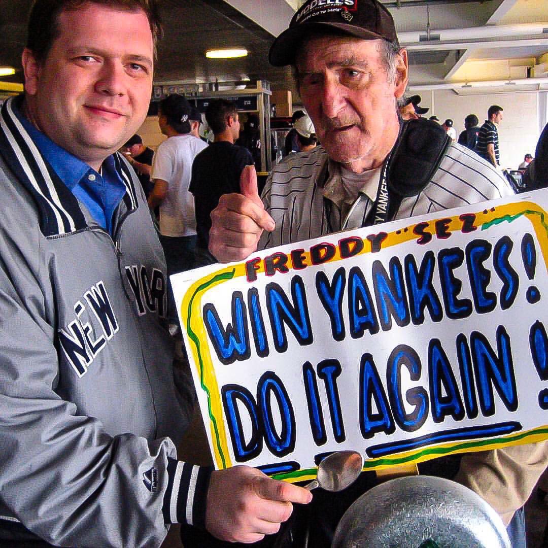 Time for some <a href="/Yankees/">New York Yankees</a> magic for Game 2 of the #WorldSeries... here’s the call back to #FreddySez. 4 wins to our goal! #Questfor28 #LetsGoYankees #RepBX