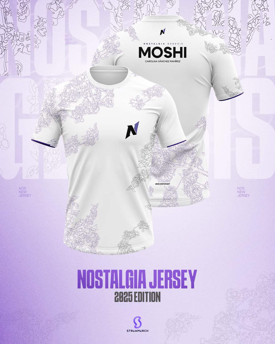 ¡JERSEY 2025 x <a href="/Streamerch_mx/">Streamerch</a> ! 🔥

Se anuncia oficialmente la llegada de nuestra Nueva Jersey, la cual se portará en el evento presencial en diciembre. 🥳

¡Así mismo, estará en la tienda oficial  a la venta!  😎

🛒: streamerch.com/pages/nostalgi… 

🧑🏻‍🎨: <a href="/Roydemort/">Roy ☀️</a> 
#NeverForget‼️