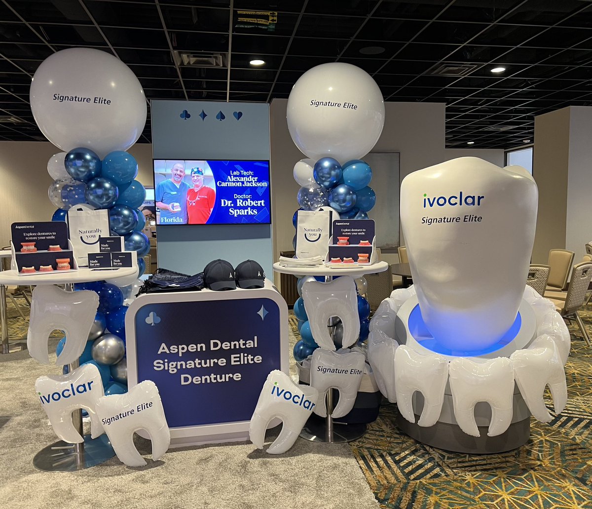 balloondelivery's tweet image. Stop by @ivoclar @SignatureElite dental booth for giveaways info and smiles!! 
@ResortsWorldLV  @360DestinationGroup 

#balloonEventDecor #tradeShowbooth #LasVegasConference