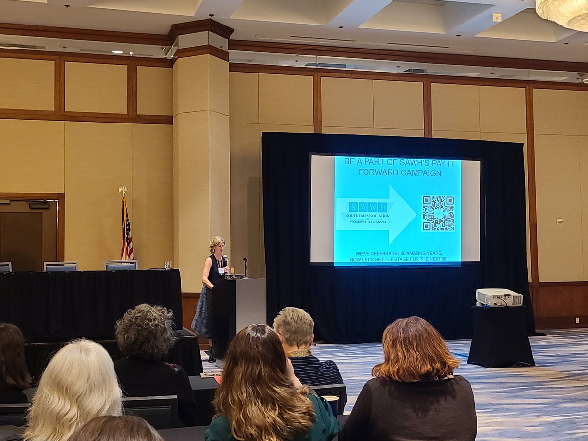 SAWH awards &amp; keynote address starting now in Century C! (Next to the #2024SHA book exhibit)