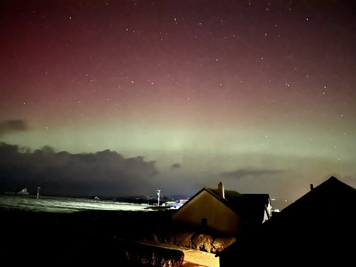 Amazing Aurora over Orkney tonight.