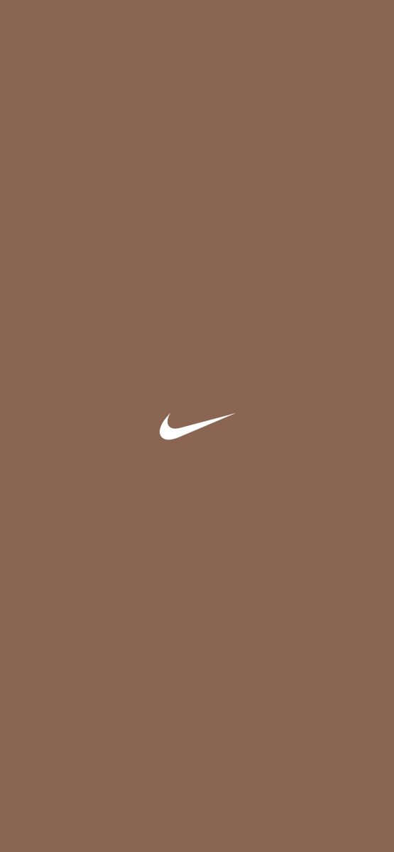 Aestheticswallz's tweet photo. Minimal Nike wallpaper 🤎 https://t.co/xixDhzT82r