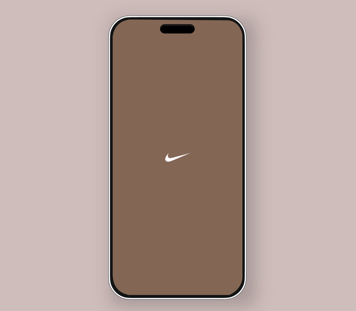 Aestheticswallz's tweet photo. Minimal Nike wallpaper 🤎 https://t.co/xixDhzT82r