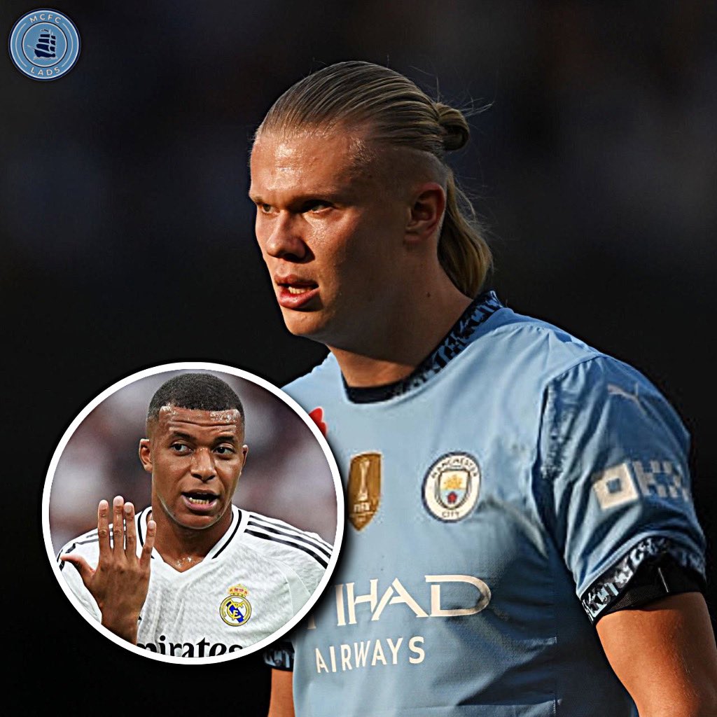 mcfc_lads's tweet photo. Kylian Mbappe was offside 8 times today vs Barcelona. 😬

For context, Erling Haaland has been offside a total of 7 times since 31 July 2023 in the Premier League. 🤯 https://t.co/GIXmdhbywP