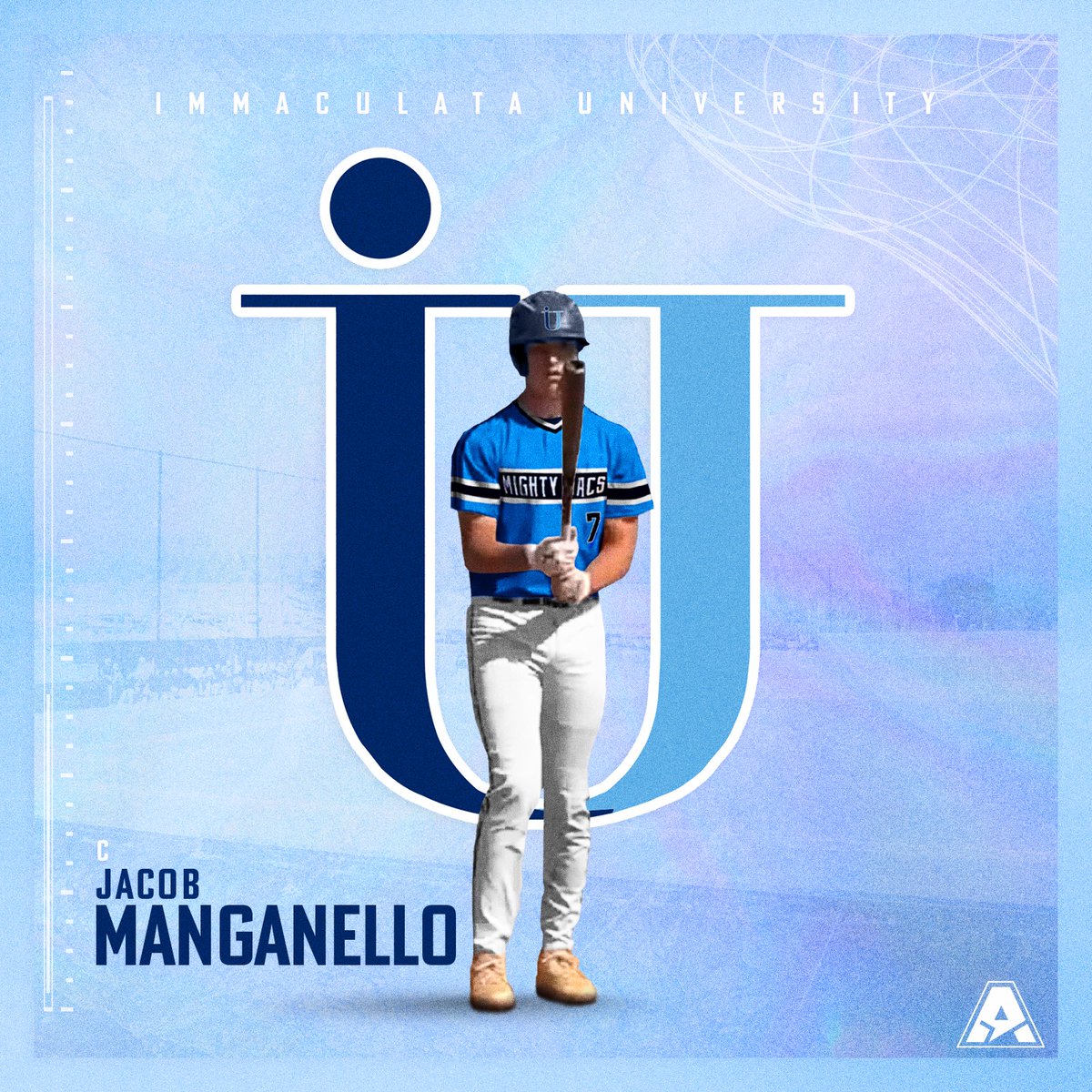 JacobManganello's tweet photo. I’m very excited to announce my commitment to further my academic &amp; athletic career at Immaculata University. I’m very grateful for this opportunity from Coach Copskey &amp; the support shown by my family, friends, coaches, and teammates who helped me along the way. @MightyMacsBase https://t.co/7Ntz1HPSLf