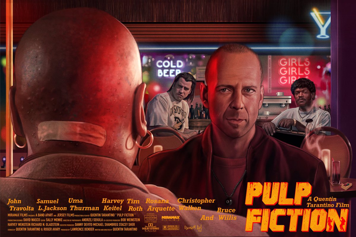 “In the fifth, your ass goes down” 
Available Now!

@herocomplexgallery

Here I show you my latest work #PulpFiction