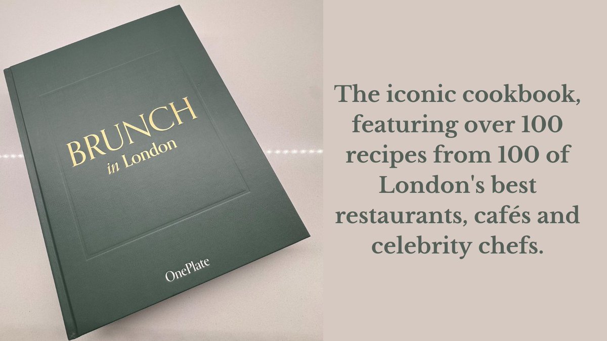 RT/follow for a chance to win your copy of "Brunch in London"! 📖Over 100 recipes from culinary legends,all for a good cause! Every sale supports OnePlate’s sustainable food projects.  

T&amp;Cs apply: bit.ly/3BZ12YZ 

#BrunchInLondon #OnePlate #foodie #Charity