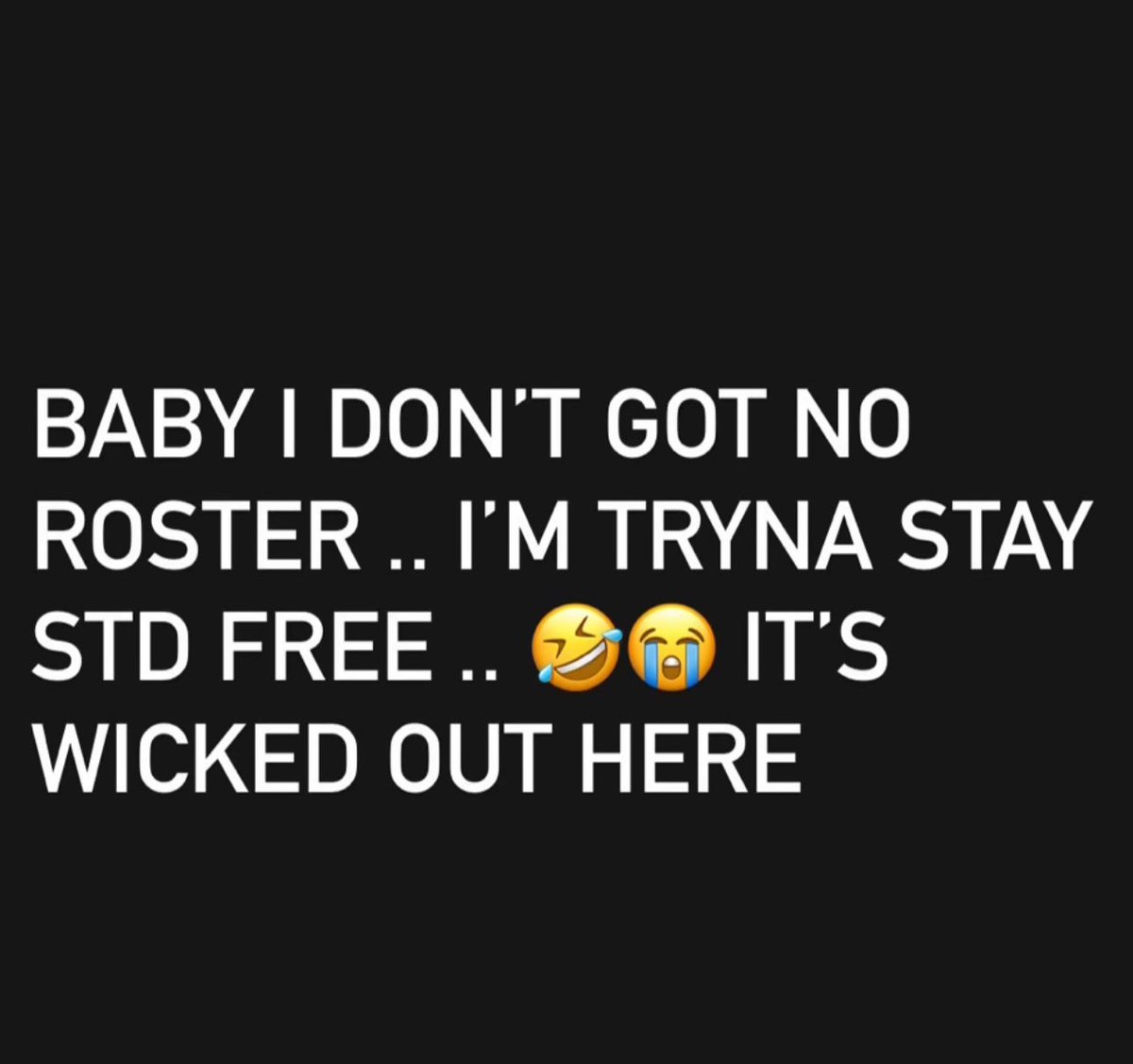 Mims_XLife's tweet photo. I be lookin at yall like yall DIRRTY ‼️🤣.. shit REALLY wild out here. Workin  both sides of the 👉🏾pharmaceutical industry👈🏾 …If we fk around - a roster? SURE WAY to give me the ICK 🤢slight phobia 😩✌🏾we can be JUST friends. Im not judging, I want NO PARTS 🤣🤣🤣🤣 https://t.co/01Kxf5Jh5L