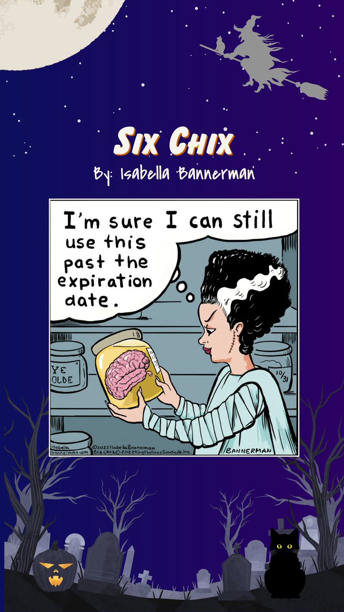 ComicsKingdom's tweet photo. FDA approved.π§ #sixchix #spookyszn https://t.co/Cvt2lZNpBl