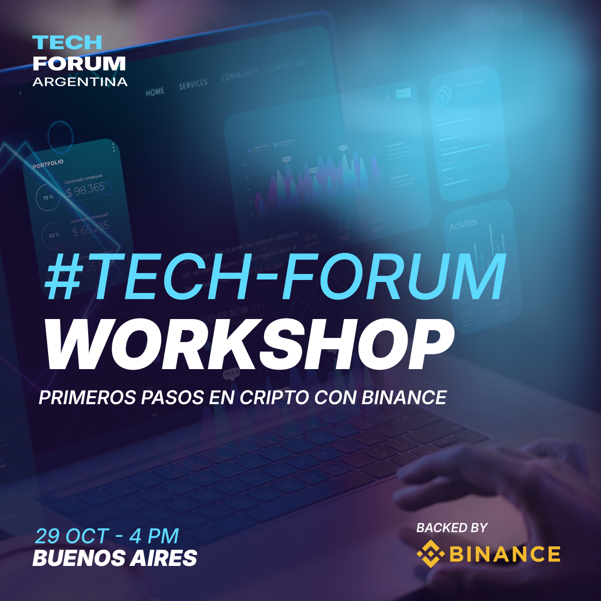 ¡Primeros pasos en cripto con <a href="/BinanceArg/">Binance Argentina</a>!

Uníte a nuestra charla para principiantes y aprendé sobre Binance, la tecnología blockchain y las criptomonedas.