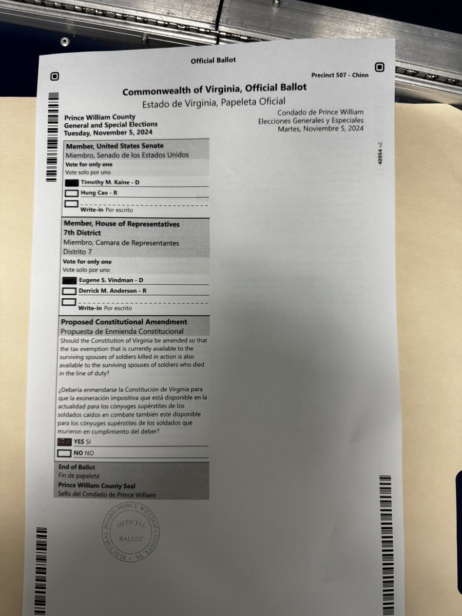 ethvoices's tweet photo. @KamalaHarris @MichelleObama Voted proudly for @KamalaHarris and @Tim_Walz https://t.co/f9uIVd4uCC