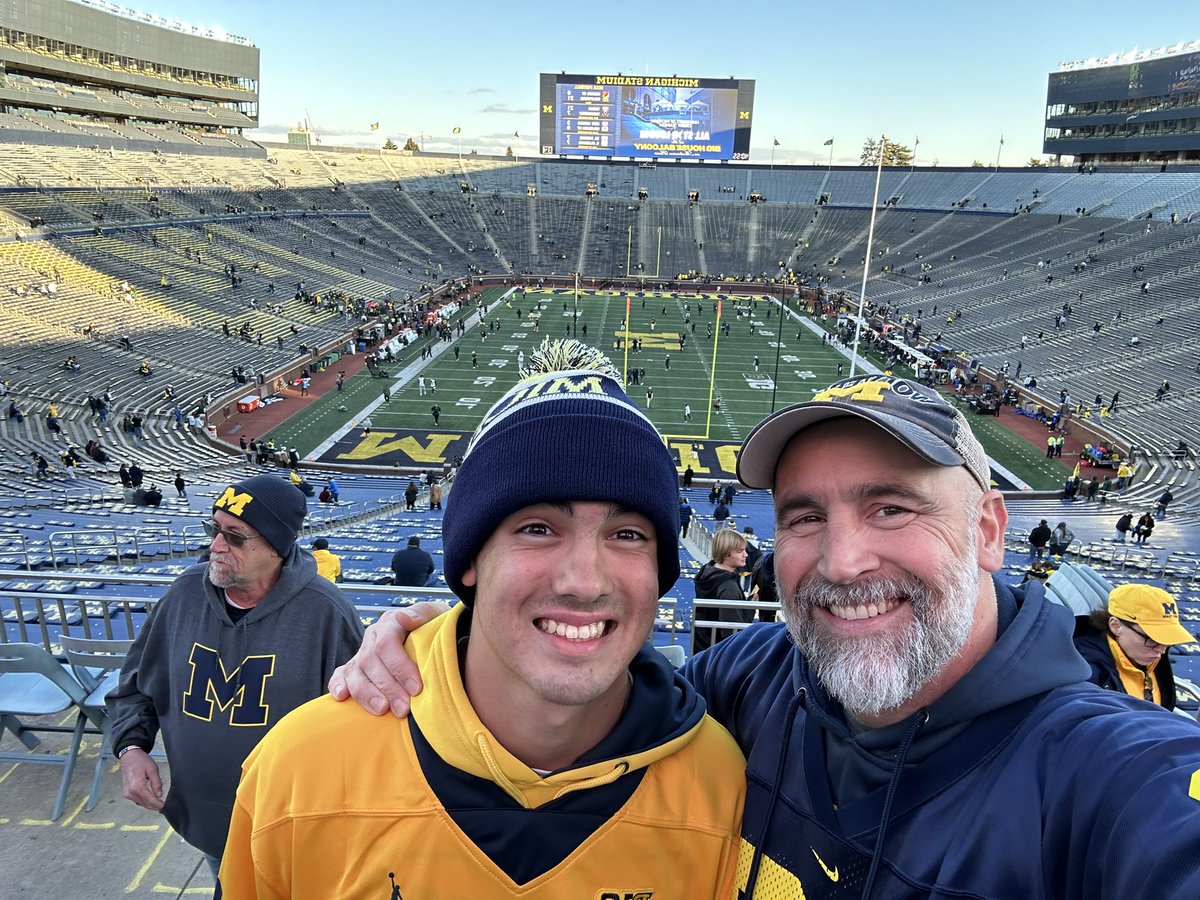 Go Blue!!! #BigHouseLive