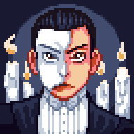 bonkulon's tweet photo. I suddenly became aware that I can make fanart of whatever I want so I drew the Phantom B) 
#pixelart #ドット絵 https://t.co/t3zj1j068H