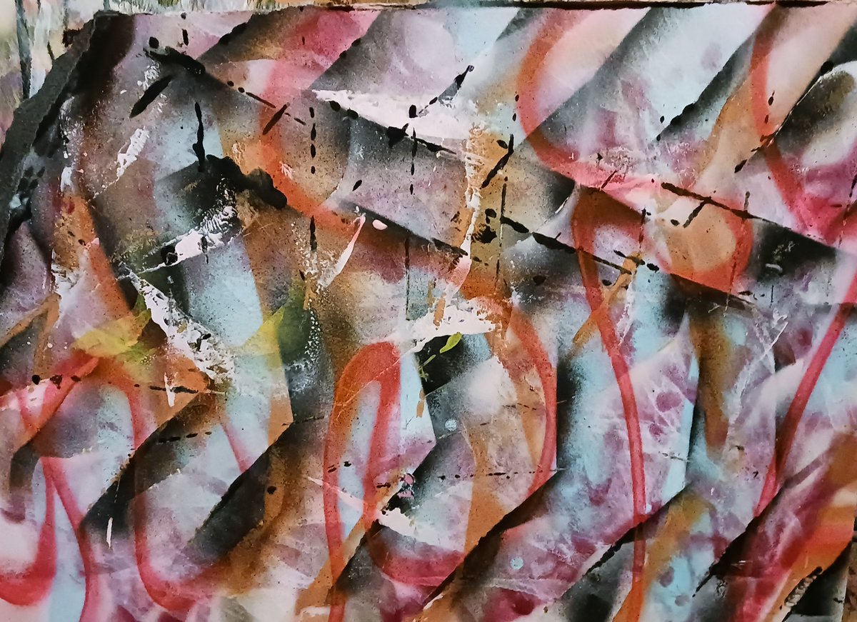 murtha_paul's tweet photo. Saturday's spraypaint by me titled  Wolfman's nip  and tuck #diggitteedesigns #almonessonart #spraypainter #spraypaintingart #spraypaintart #artcommunity #paint #newjerseyartist #absractartist #abstractart #art #abstract #weekend #weekendvibes #weekendfun #saturday #saturdaymood https://t.co/iMFO2yo4XN